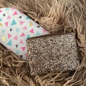 NEW Madewell Glitter Pouch Wallet (new with tags)